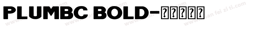 PlumbC Bold字体转换